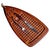 Japanese Teardrop Carving Board with Stainless Steel Cutlery, 1960sood For Sale - Image 10 of 10