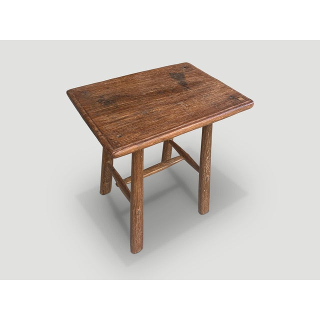 Andrianna Shamaris Mid-Century Couture Wabi Sabi Side Table For Sale In New York - Image 6 of 6