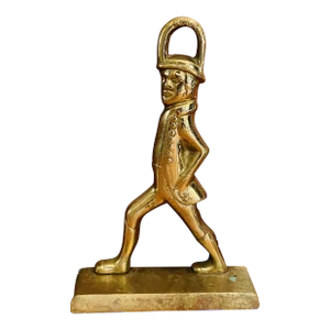 Vintage Brass Hessian Soldier Doorstop