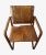 Animal Skin Restoration Hardware Leather Buckle Desk Chair - Ralph Lauren Style For Sale - Image 7 of 10