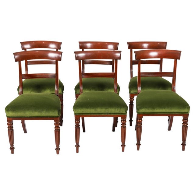 Antique Regency Dining Chairs, Set of 6 For Sale - Image 13 of 13