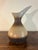 Mid Century Modern Studio Pottery Pitcher, Sculptural Sand Glaze Vessel For Sale In Miami - Image 6 of 7