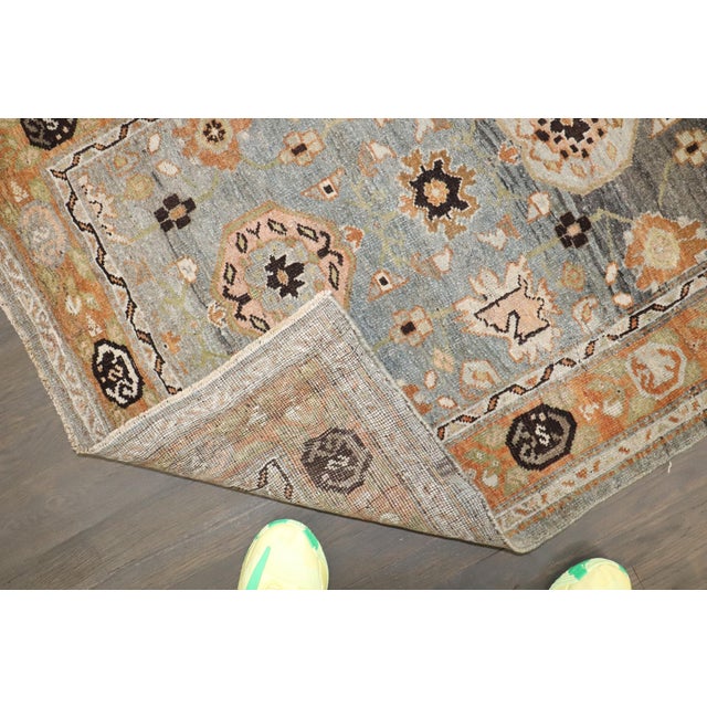 Persian Antique Zabihi Collection Persian Bidjar Runner - 4'2" x 15'10" For Sale - Image 3 of 9
