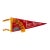 Vintage Old Fort Niagara New York Felt Flag Pennant For Sale