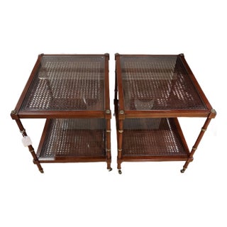 CTH/Sherrill Furniture Bunching Cocktail Tables - Set of 2 For Sale