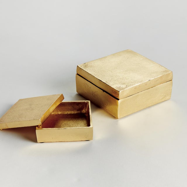 Contemporary Cressida Lidded Boxes, Set Of 2 For Sale - Image 3 of 5