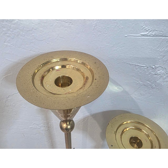 1970s Memphis Style Candle Holder Set Christian De Beaumont Style For Sale - Image 4 of 12