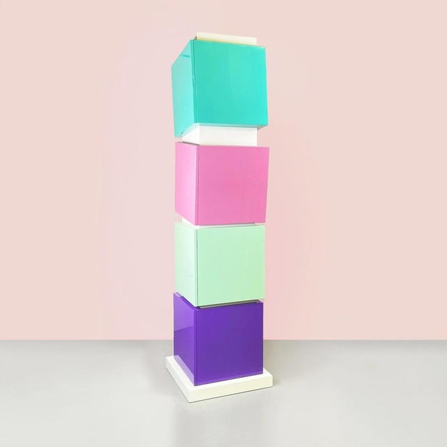 Early 21st Century Post-Modern Italian Wood Mod. Disordinati Totems attributed to Cleto Munari, 2020s, Set of 2 For Sale - Image 5 of 15