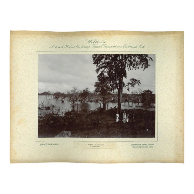 Ceylon Kalawewa, Original Vintage Photo, 1893 For Sale