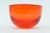 Round Lidded Orange Lucite Box For Sale - Image 9 of 12