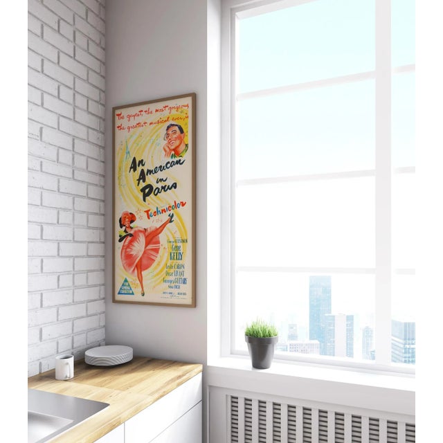 An American in Paris Original Vintage Movie Poster, Australian, 1951 For Sale - Image 3 of 5