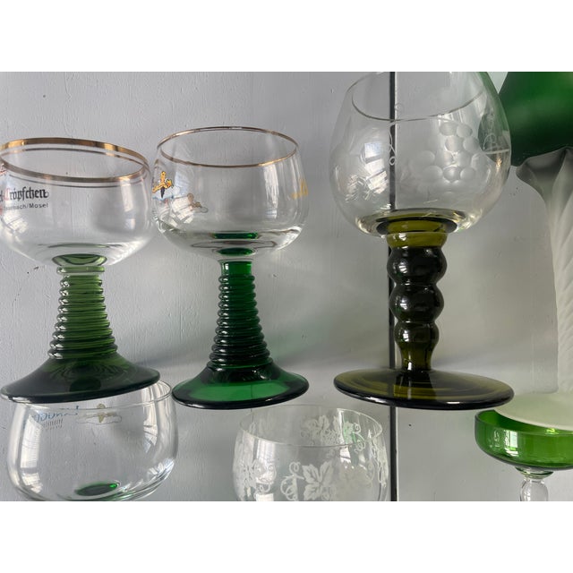 Gold Goblets, 1950s, Set of 9 For Sale - Image 8 of 18