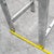 Mid Century Modern End Tables Chrome Glass Square Side Tables Vintage Pair MCM For Sale - Image 9 of 11
