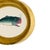Nautical Original Handpainted Whale Painting in a Vintage Italian Oval Frame For Sale - Image 3 of 3