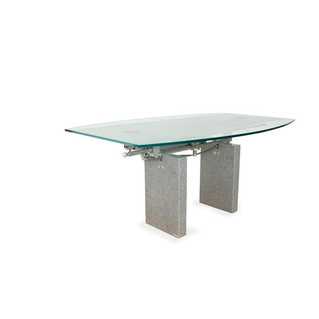Modern K5000/E Glass Dining Table from Ronald Schmitt For Sale - Image 3 of 13