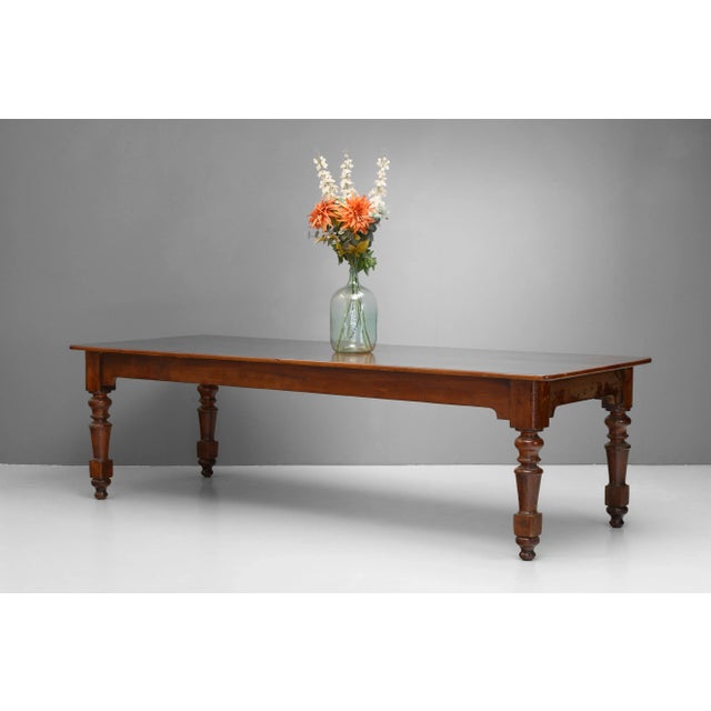 Mahogany Boardroom Table, 1880s For Sale - Image 9 of 9