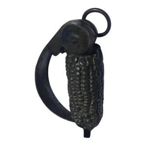 19th Century Bronze Corn Sculpture