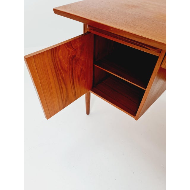 Vintage Danish Teak Desk from GV Møbler, 1960s For Sale - Image 16 of 18