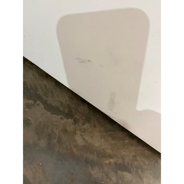 Contemporary White Square Lacquer Pedestal For Sale - Image 3 of 4