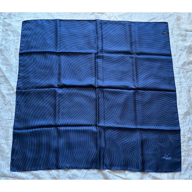 Traditional Breguet Silk Scarf Textile Home Decor For Sale - Image 3 of 8