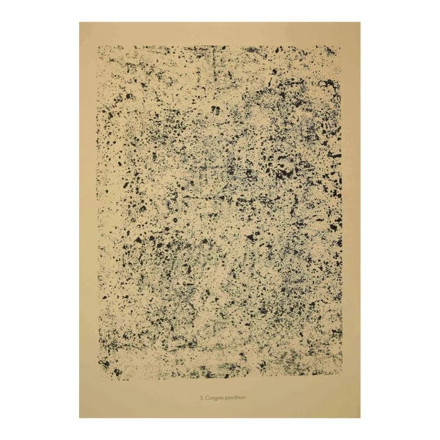 Jean Dubuffet, Powdery Congress, Lithograph, 1959 For Sale