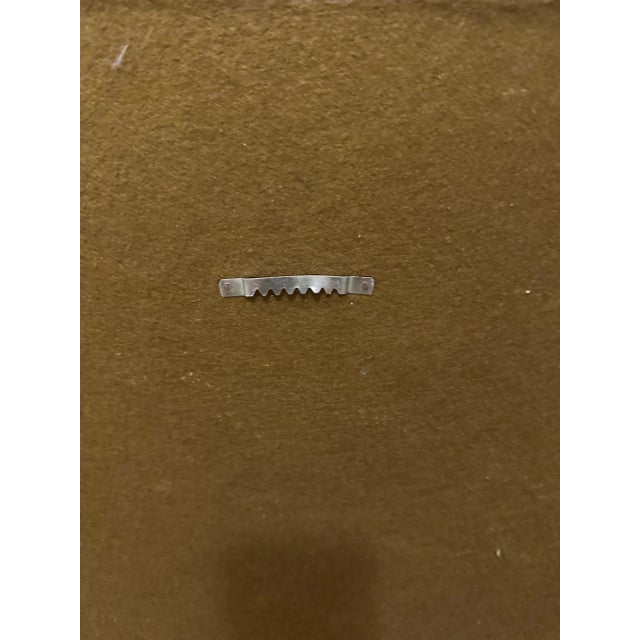 Mid-Century Modern 1970s Brass Mirror For Sale - Image 3 of 8