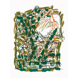 1976 Lithograph by Jean-Paul Riopelle Untitled III For Sale