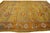 Vintage Arts and Crafts Style Golden Ochre Wool Rug With Stylized Floral Motif For Sale - Image 10 of 11
