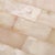 French Directoire Style Brass Coffee or End Table Having a Tessellated Onyx Top C 1950. For Sale - Image 4 of 4