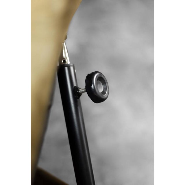 Set of Mid-Century Modern Danish Brown Swivel Chair & Ottoman, 1960s For Sale - Image 15 of 18