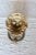 Vintage Door Knocker with Lion Head, 1950s For Sale - Image 4 of 5