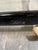 Black Hollywood Regency Black & Gold-Tone Glass Bar Cart or Tea Cart For Sale - Image 8 of 12