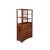 Asian Vintage Brown Oriental Treasure Display Curio Cabinet Bookcase For Sale - Image 3 of 13