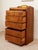 Early 20th Century Art Deco Waterfall Highboy Dresser For Sale - Image 4 of 12