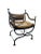 Mid-Century Modern Set of 6 Maison Jansen Curule Chairs, Mid 20th Century For Sale - Image 3 of 6