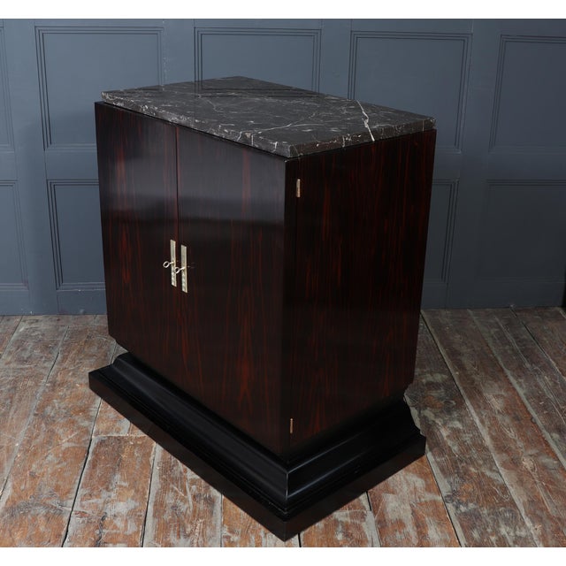 French Art Deco Macassar Ebony Cabinet, 1925 For Sale - Image 9 of 18