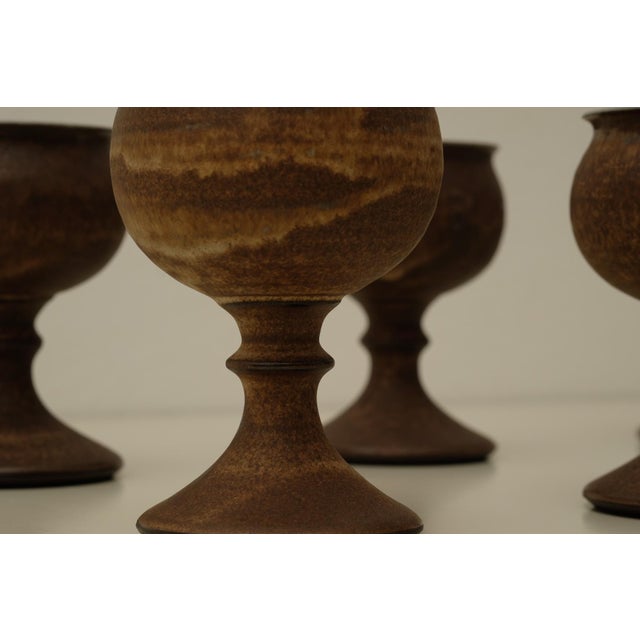 Vintage Danish Cups in Ceramic, 1970s, Set of 6 For Sale - Image 11 of 14