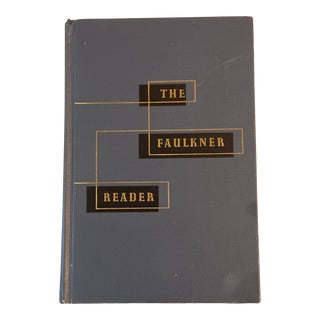 Vintage Blue Faulkner Book For Sale