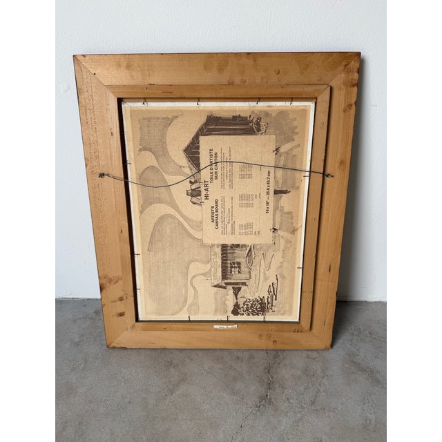 1970s Vintage Je. Ann Still Life Oil on Canvas Board Painting – Framed For Sale - Image 12 of 12