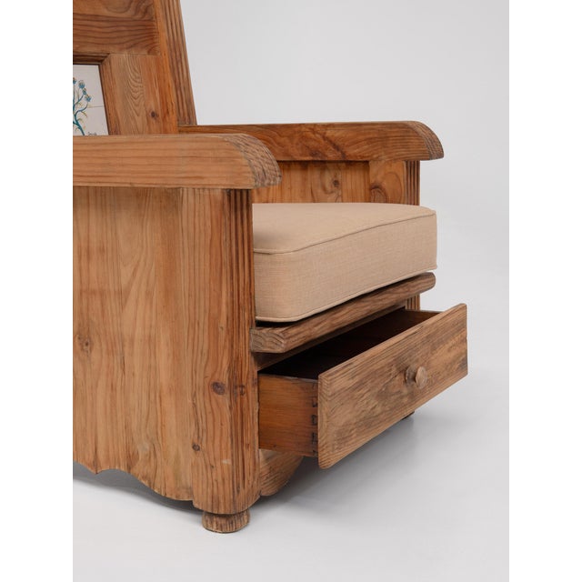 Beige Spanish Pine Chalet Chairs, 1960s, Set of 2 For Sale - Image 8 of 12