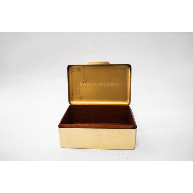 1920s Brass Box from Mechanical Engineering Company, 1920s For Sale - Image 5 of 13