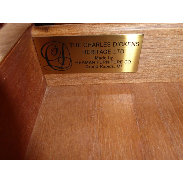 1980s Charles Dickens Desk & Chair / Own a Piece of History For Sale - Image 5 of 9