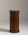 Early 19th Century France Rich Walnut Brown Fluted Walnut Pedestal Cabinet For Sale - Image 4 of 11