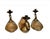 Chapman Manufacturing Company Chapman Manufacturing Company Set of Three Brass Mallard Candleholders For Sale - Image 4 of 9