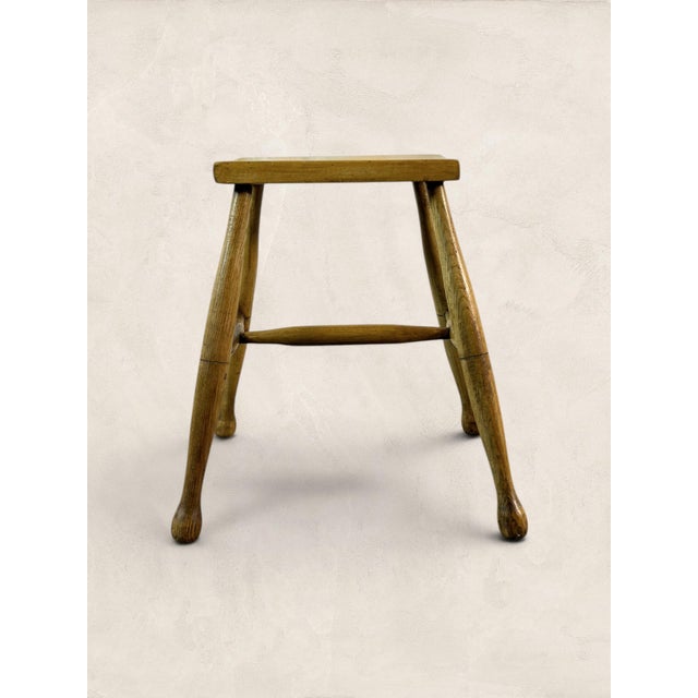 Mid 19th Century 19th Century English Sycamore Dairy Stool, Circa 1860 For Sale - Image 5 of 9