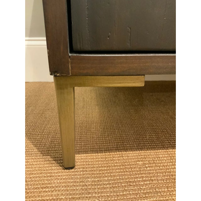 Organic Modern Dark Brown Finished Reclaimed Pine Sideboard For Sale In Atlanta - Image 6 of 9