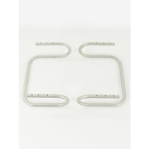 Bauhaus Style Stainless Steel Table Legs, Set of 2 For Sale - Image 6 of 8