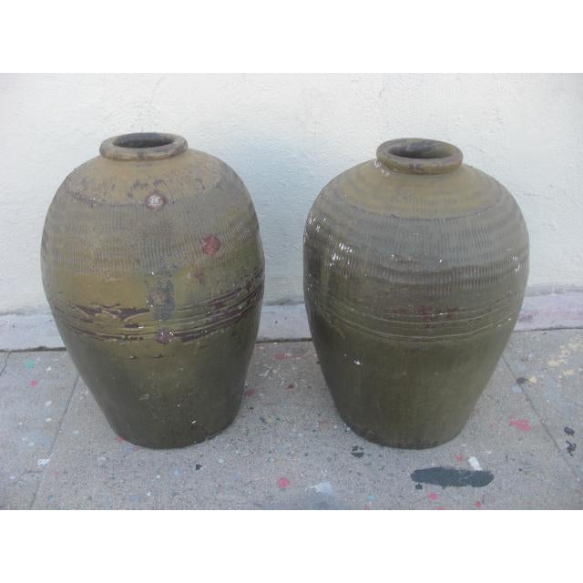 Antique Chinese Rice Wine Jugs a Pair Chairish