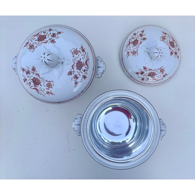 Metal Late 20th Century A Pair of Wedgwood Kashmar Lidded Ice Buckets For Sale - Image 7 of 15
