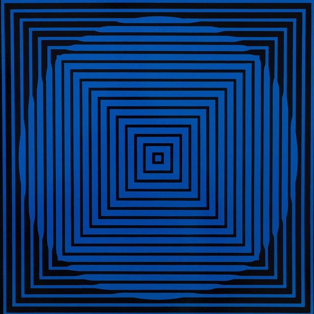 Victor Vasarely (1906-1997) BETA Heliogravure after a work by the artist On heavy paper, 27 x 27 cm (approx. 11 x 11...